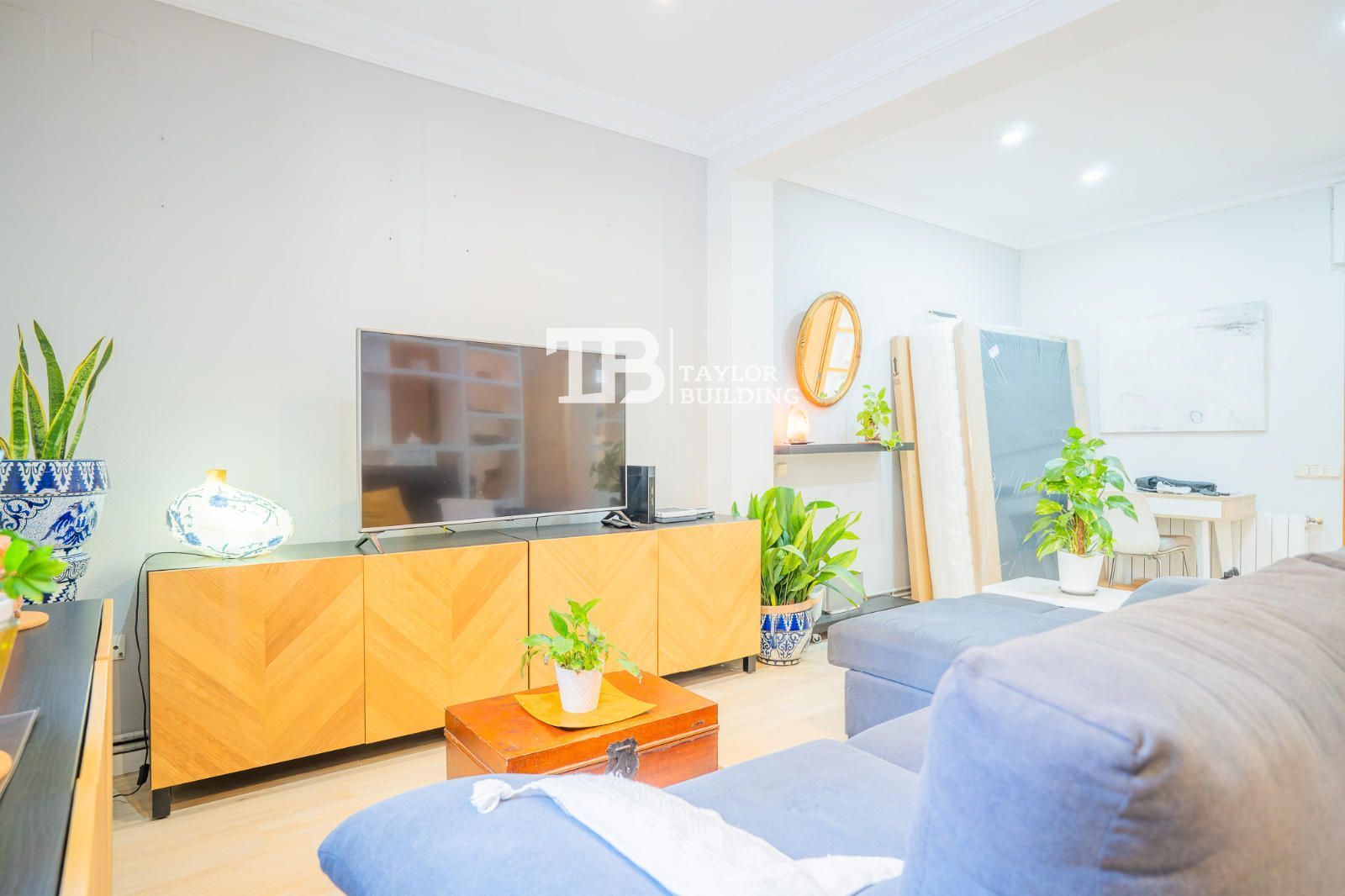 Living room of Duplex for sale in  Palma de Mallorca  with Air Conditioner, Heating and Parquet flooring