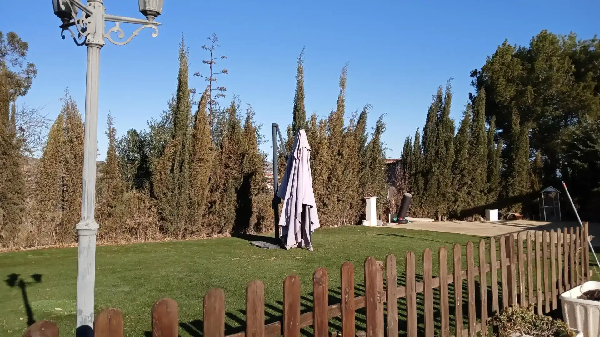 Jardí de Casa o xalet en venda en Cartagena amb Aire condicionat i Piscina