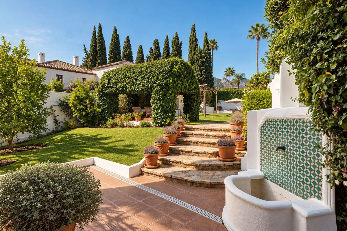 Garden of Houses for sale in Marbella Centro