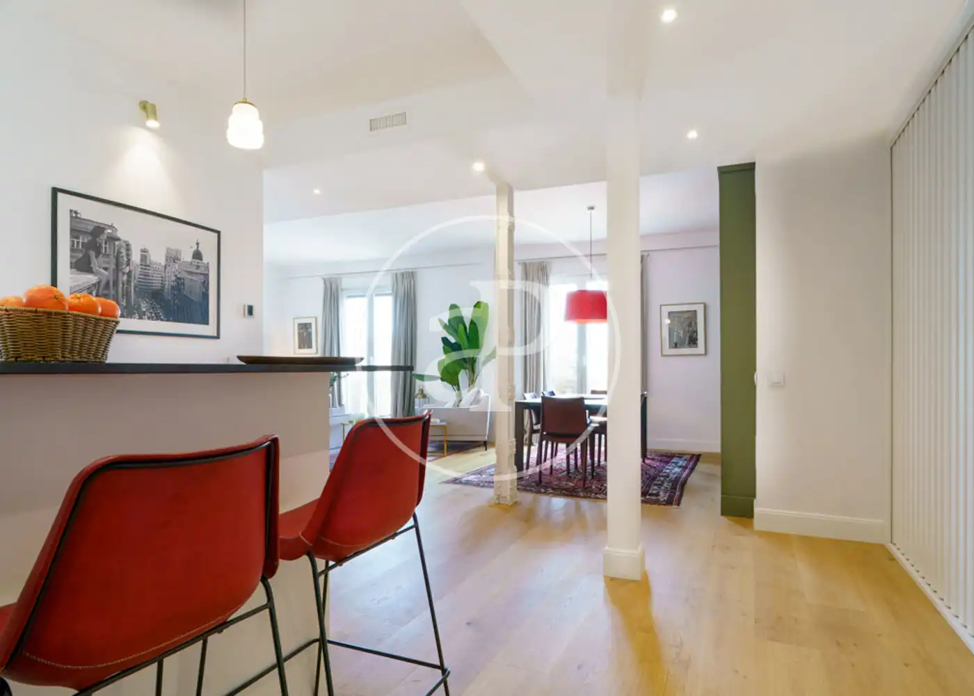 Exterior view of Flat for rent in Madrid  with Air Conditioner, Heating and Furnished