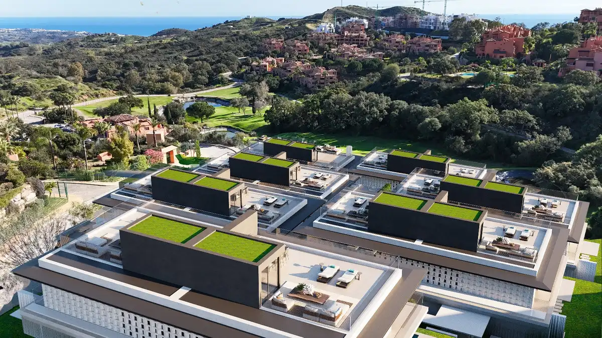 Vista exterior de Casa adosada en venda en Ojén amb Jardí privat, Terrassa i Piscina