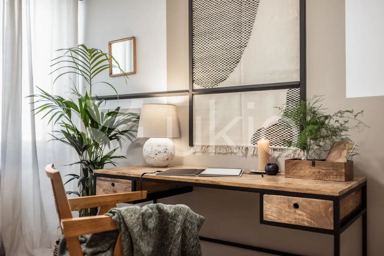 Sala d'estar de Apartament de lloguer en Madrid amb Aire condicionat, Calefacció i Moblat