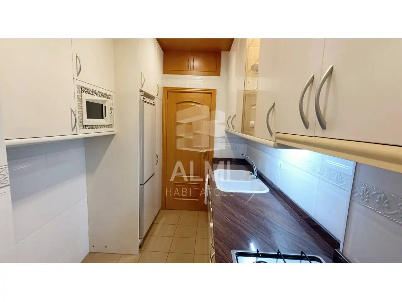 Kitchen of Flat for sale in Barcelona  with Air Conditioner and Balcony
