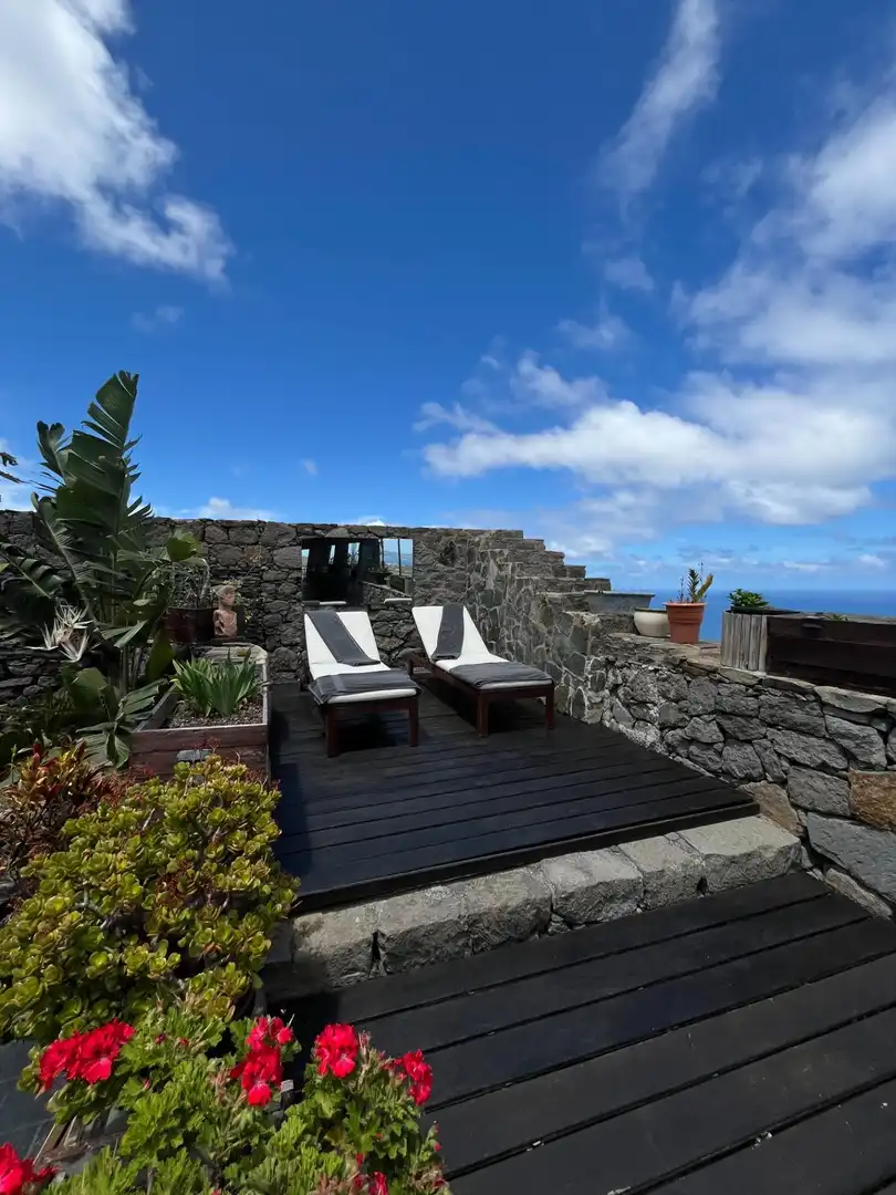 Terraza de Casa o chalet en venta en Moya (Las Palmas) con Jardín privado, Terraza y Amueblado