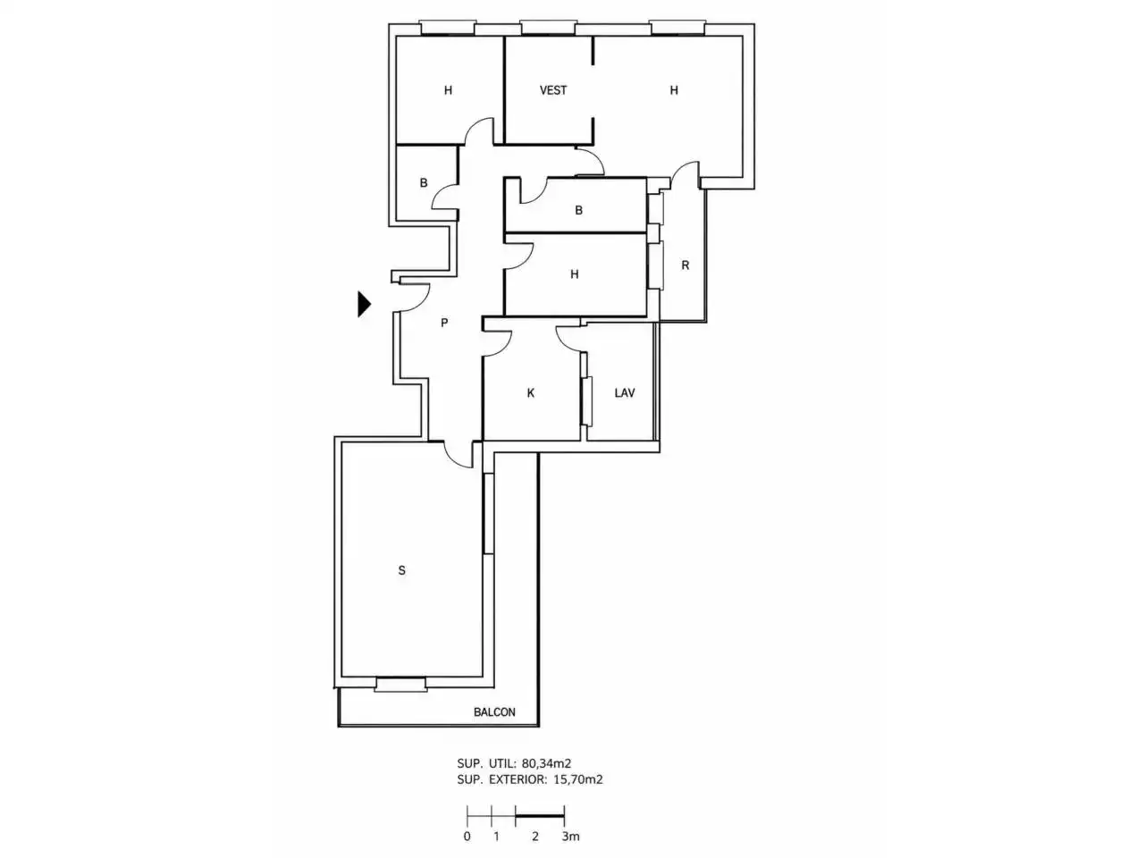 Flat with terrace for sale in Carretera Collblanc, imagen 23