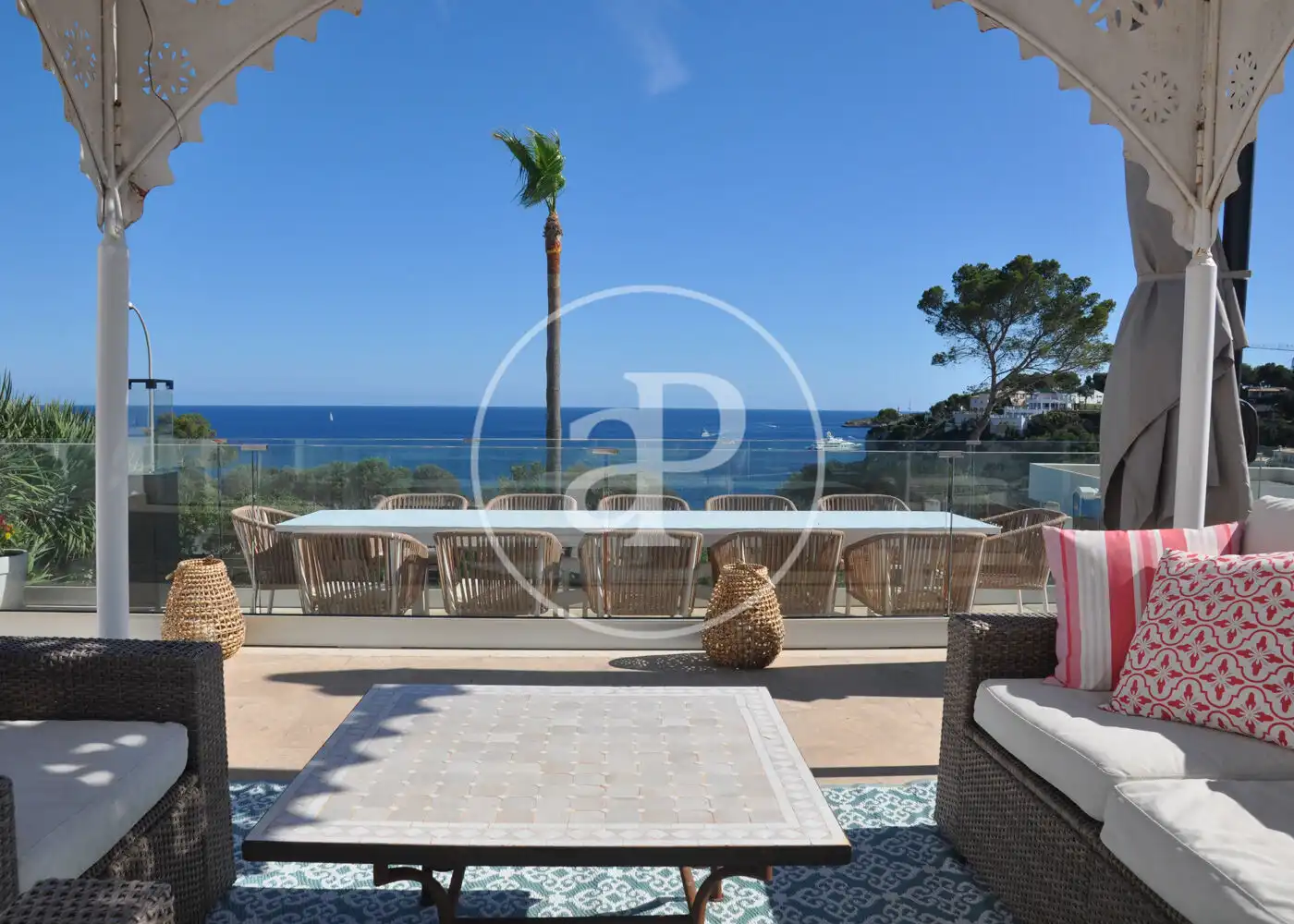 Terrassa de Casa o xalet en venda en Calvià amb Aire condicionat, Calefacció i Jardí privat