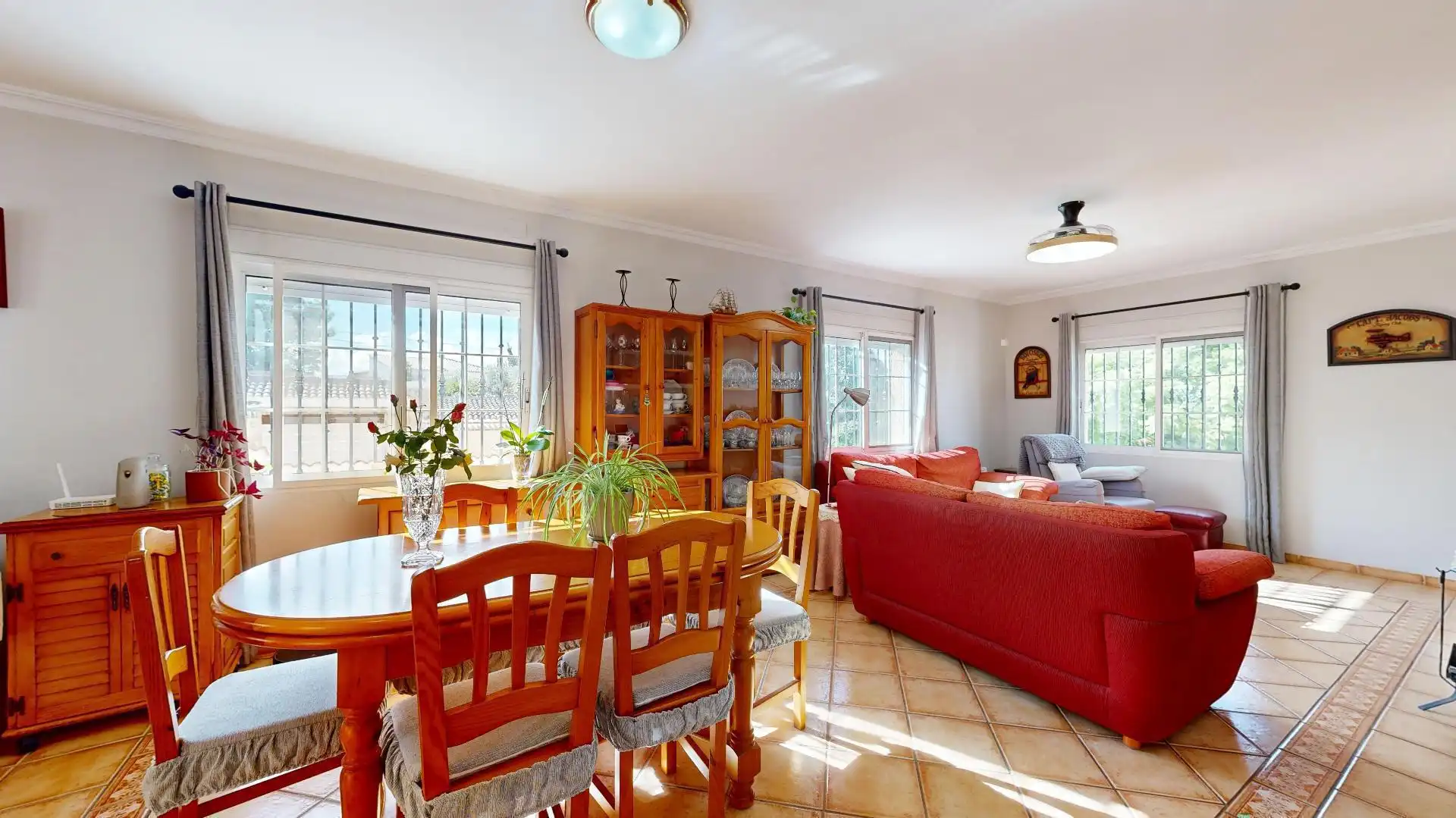 Dining room of Houses for sale in Montserrat  with Terrace, Storage room and Swimming Pool