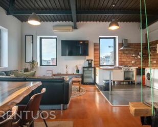 Living room of Loft to rent in  Barcelona Capital  with Air Conditioner and Furnished