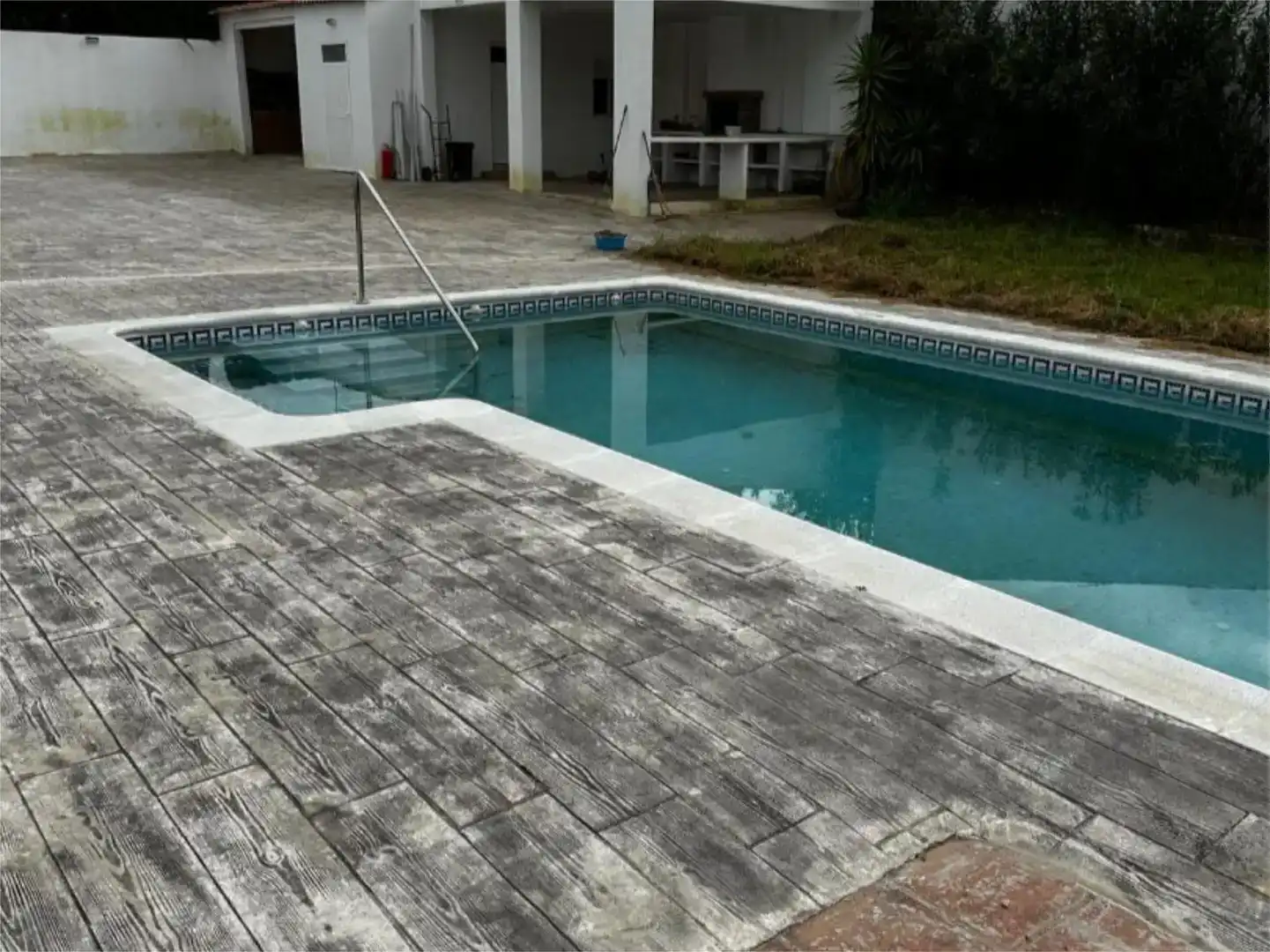 Swimming pool of Houses for sale in Aljaraque  with Air Conditioner and Swimming Pool