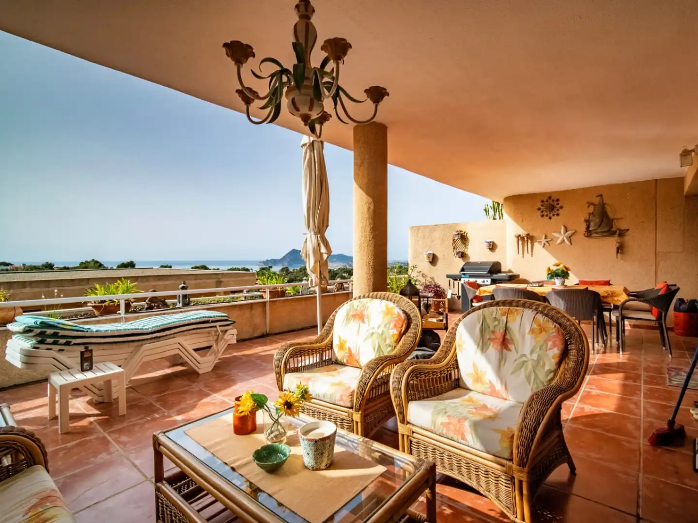 Terraza de Apartamento en venta en Altea con Aire acondicionado, Calefacción y Jardín privado