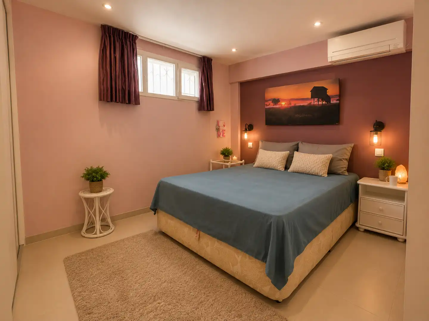 Schlafzimmer von Wohnungen zur Miete in Calvià mit Klimaanlage, Heizung und Privatgarten