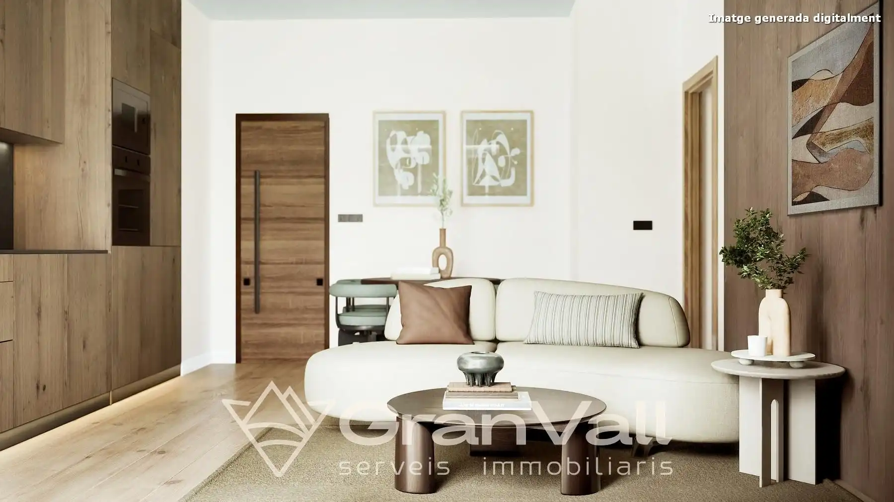Living room of Apartments for sale in Puigcerdà  with Heating, Parquet flooring and Storage room