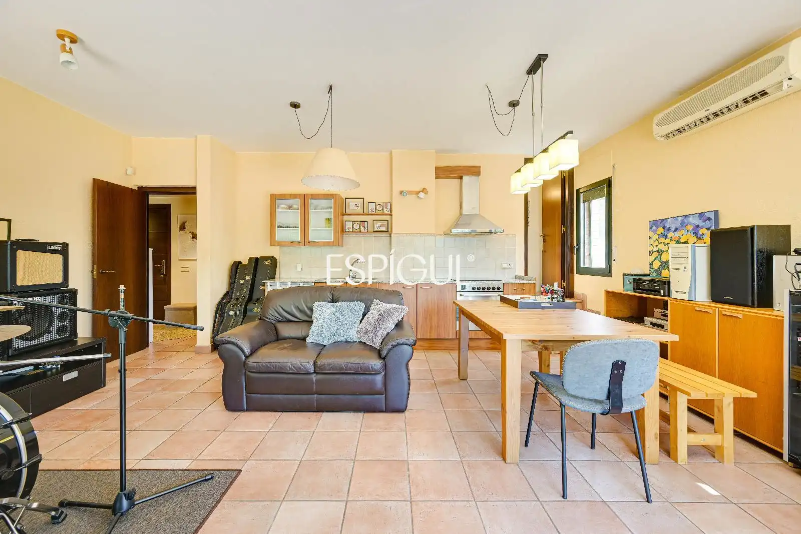 Cocina de Casa o chalet en venta en Girona con Aire acondicionado, Calefacción y Amueblado