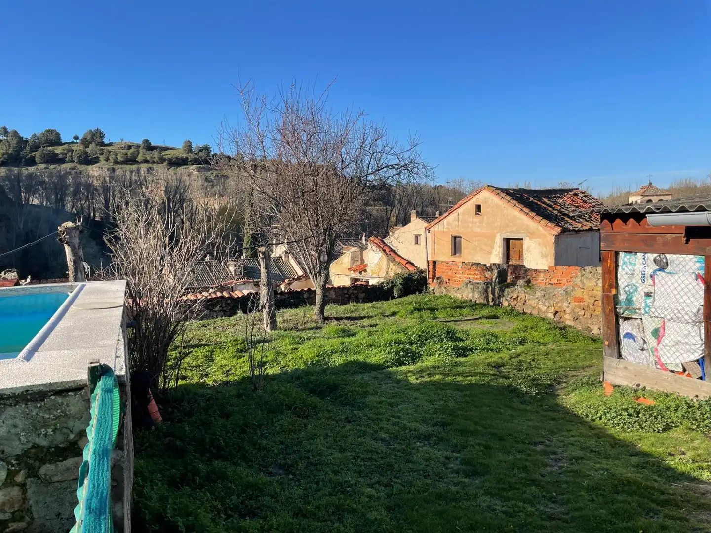 Jardí de Finca rústica en venda en Segovia amb Jardí privat, Traster i Piscina