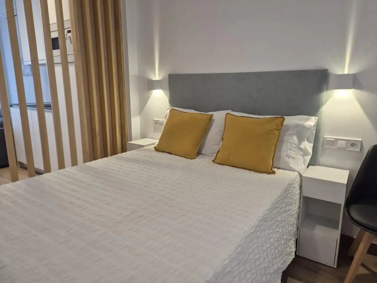 Dormitori de Estudi de lloguer en Madrid amb Aire condicionat