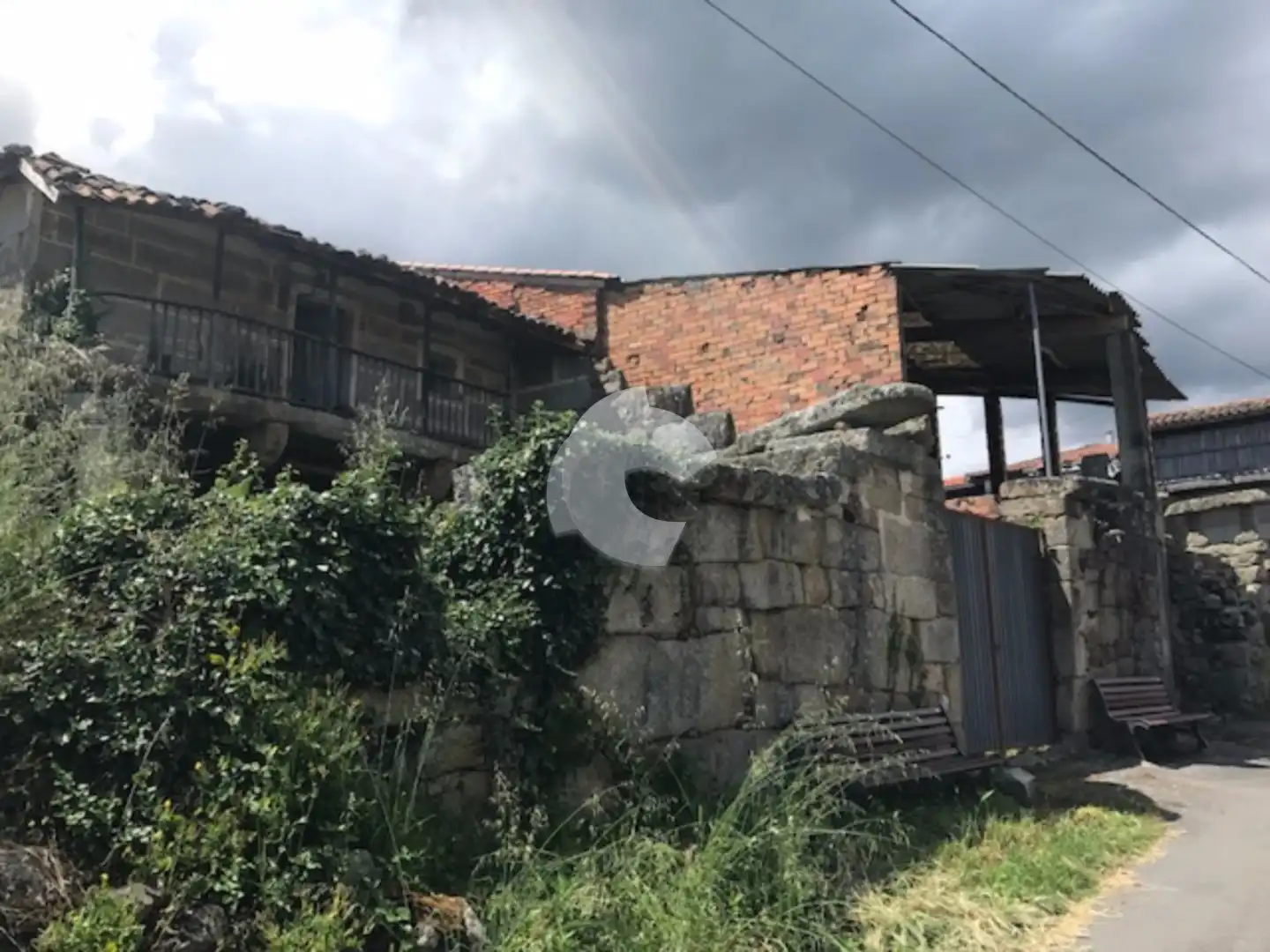 Vista exterior de Casa adosada en venta en Taboadela con Jardín privado