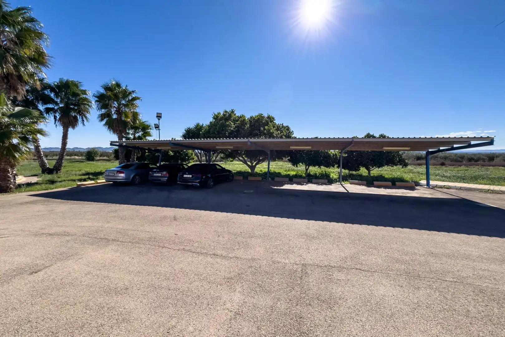 Parking of Country homes for sale in Fuente Álamo de Murcia  with Air Conditioner, Private garden and Storage room