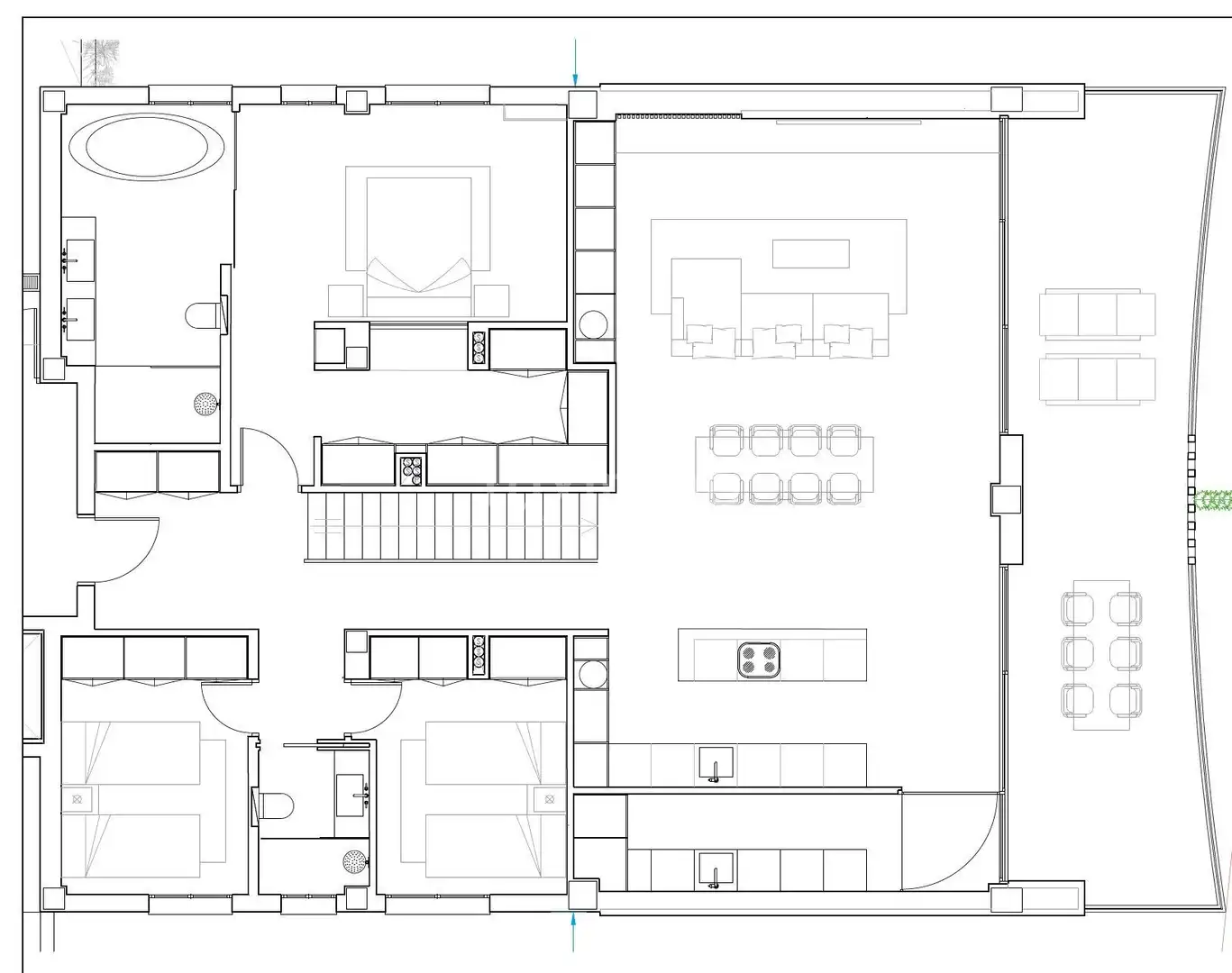 Penthouse with pool for sale in Sant Antoni de Portmany, imagen 36