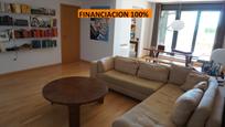 Living room of Single-family semi-detached for sale in  Zaragoza Capital  with Heating, Parquet flooring and Terrace