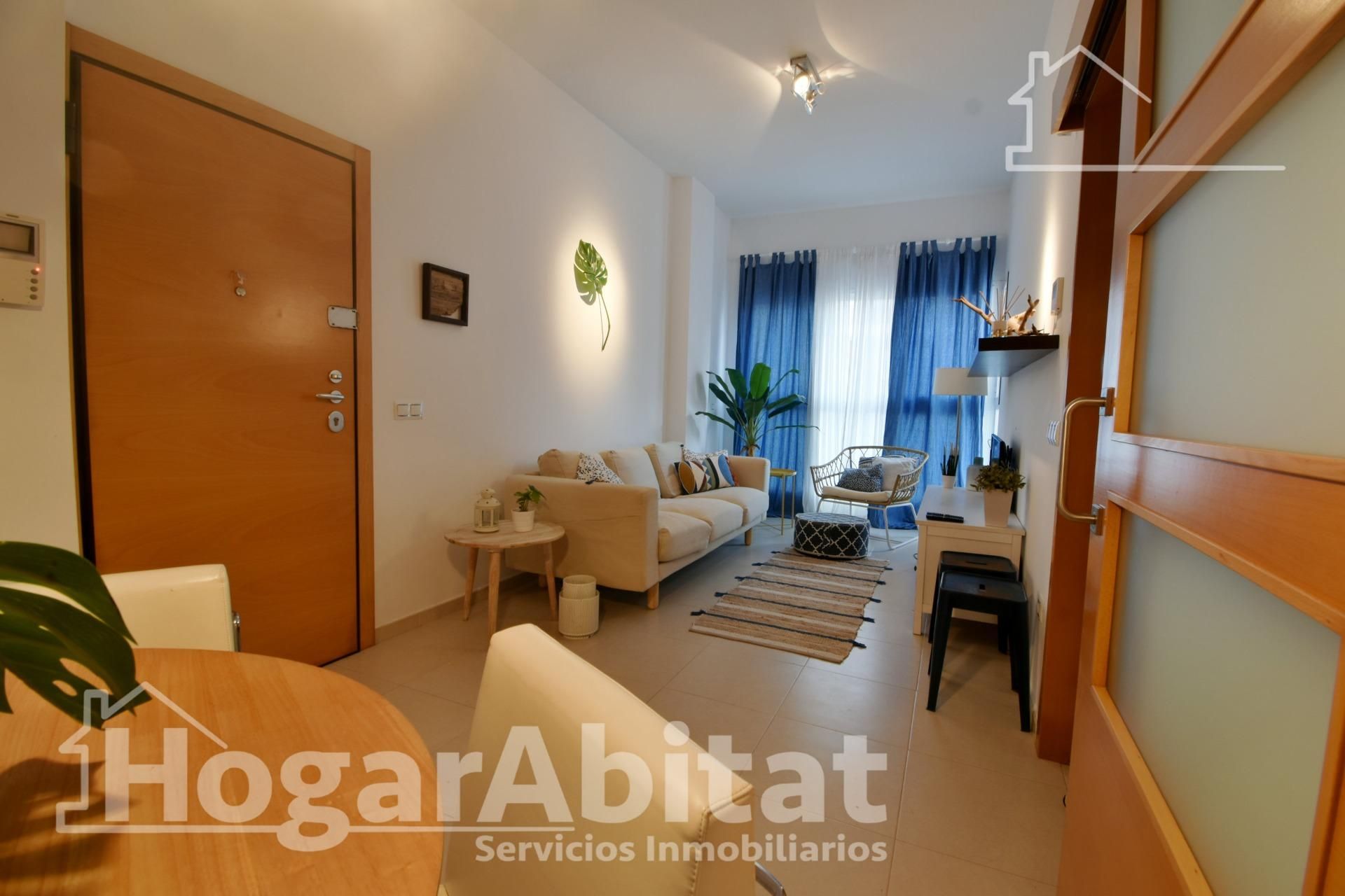 Sala de estar de Piso en venta en Sueca con Aire acondicionado