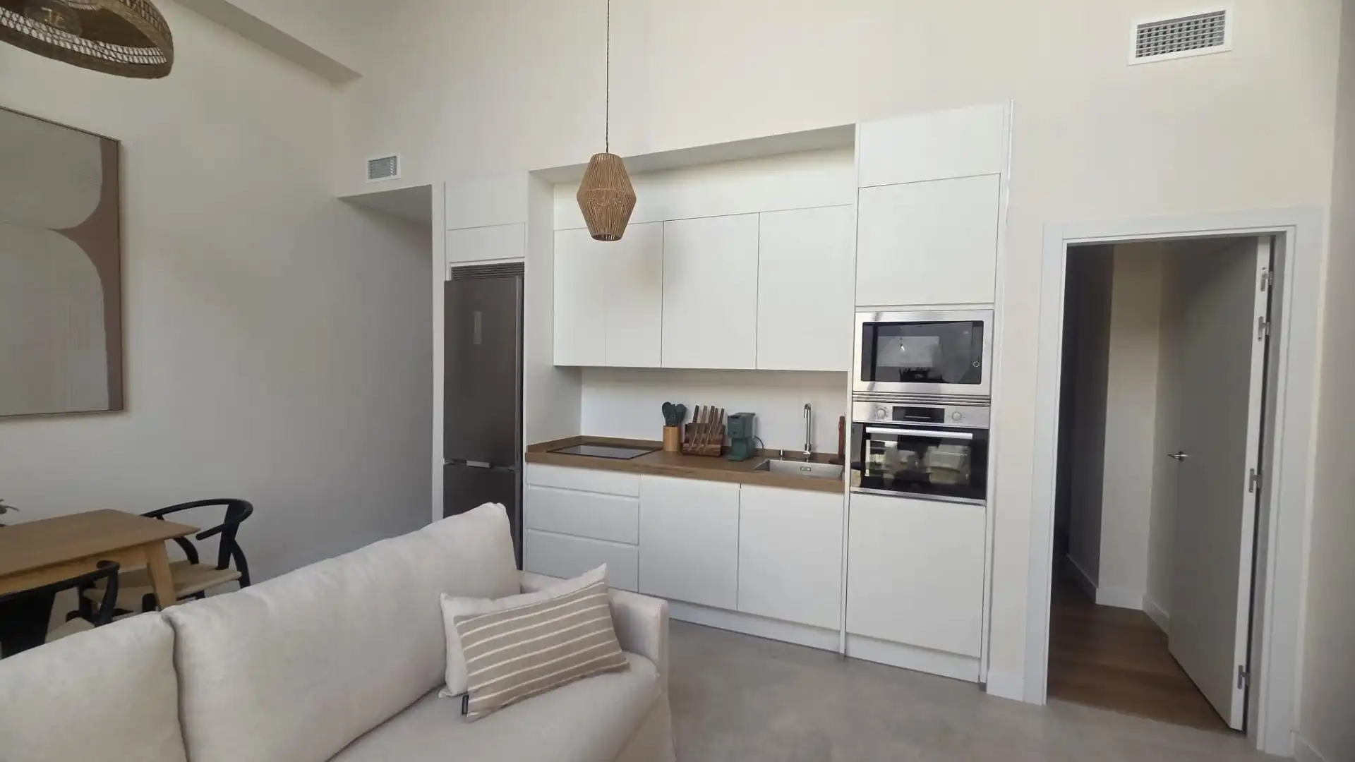 Cocina de Piso de alquiler en Jerez de la Frontera con Aire acondicionado, Calefacción y Terraza