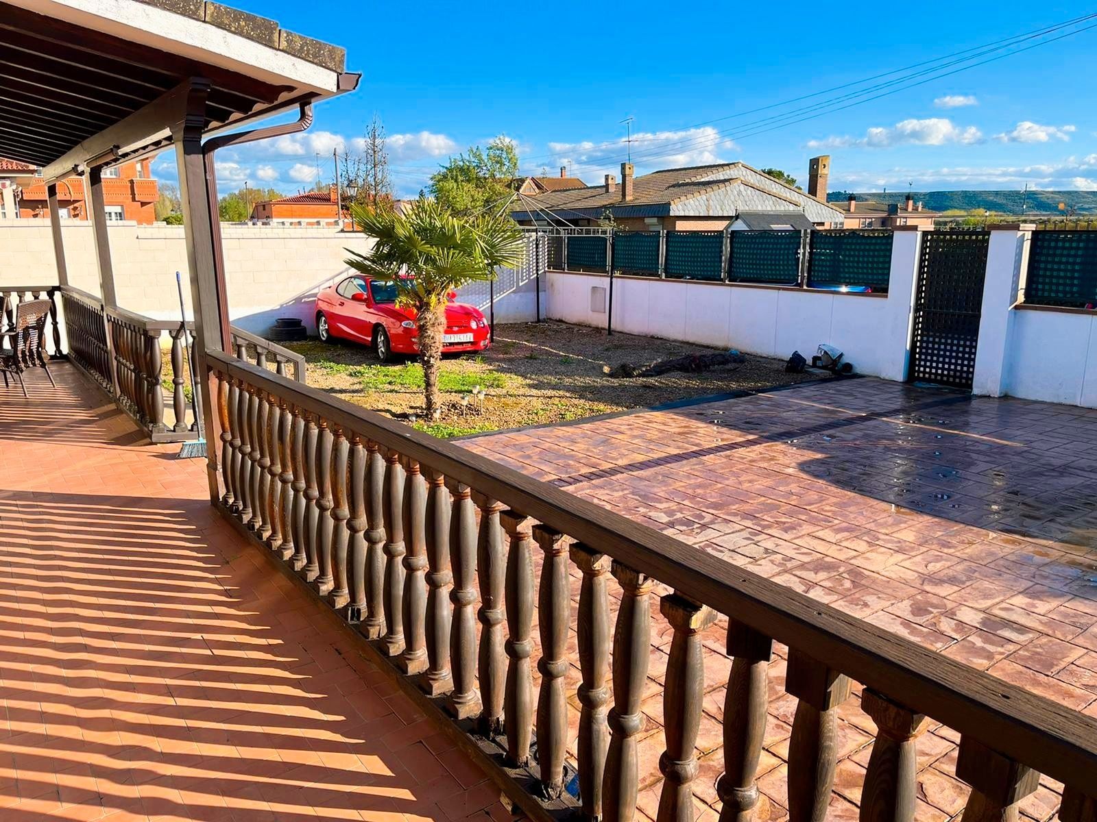 Terrassa de Casa o xalet en venda en Grijota amb Calefacció, Jardí privat i Parquet