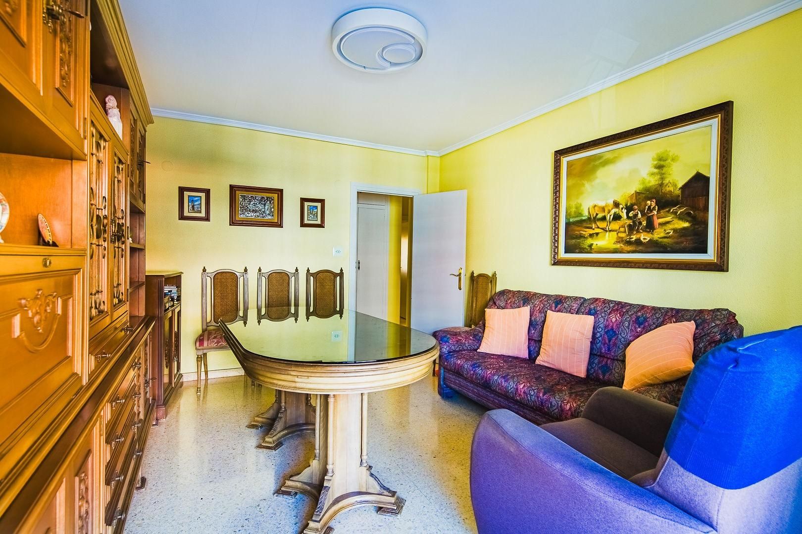 Living room of Flat for sale in  Valencia Capital