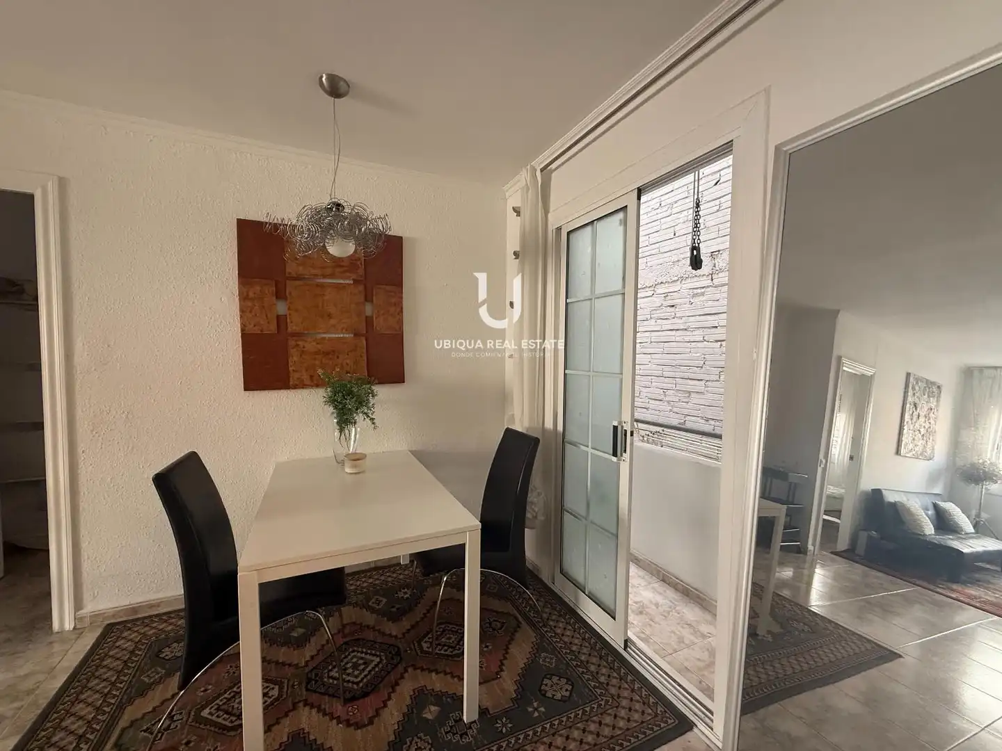 Dining room of Flat for rent in L'Hospitalet de Llobregat  with Air Conditioner, Heating and Furnished