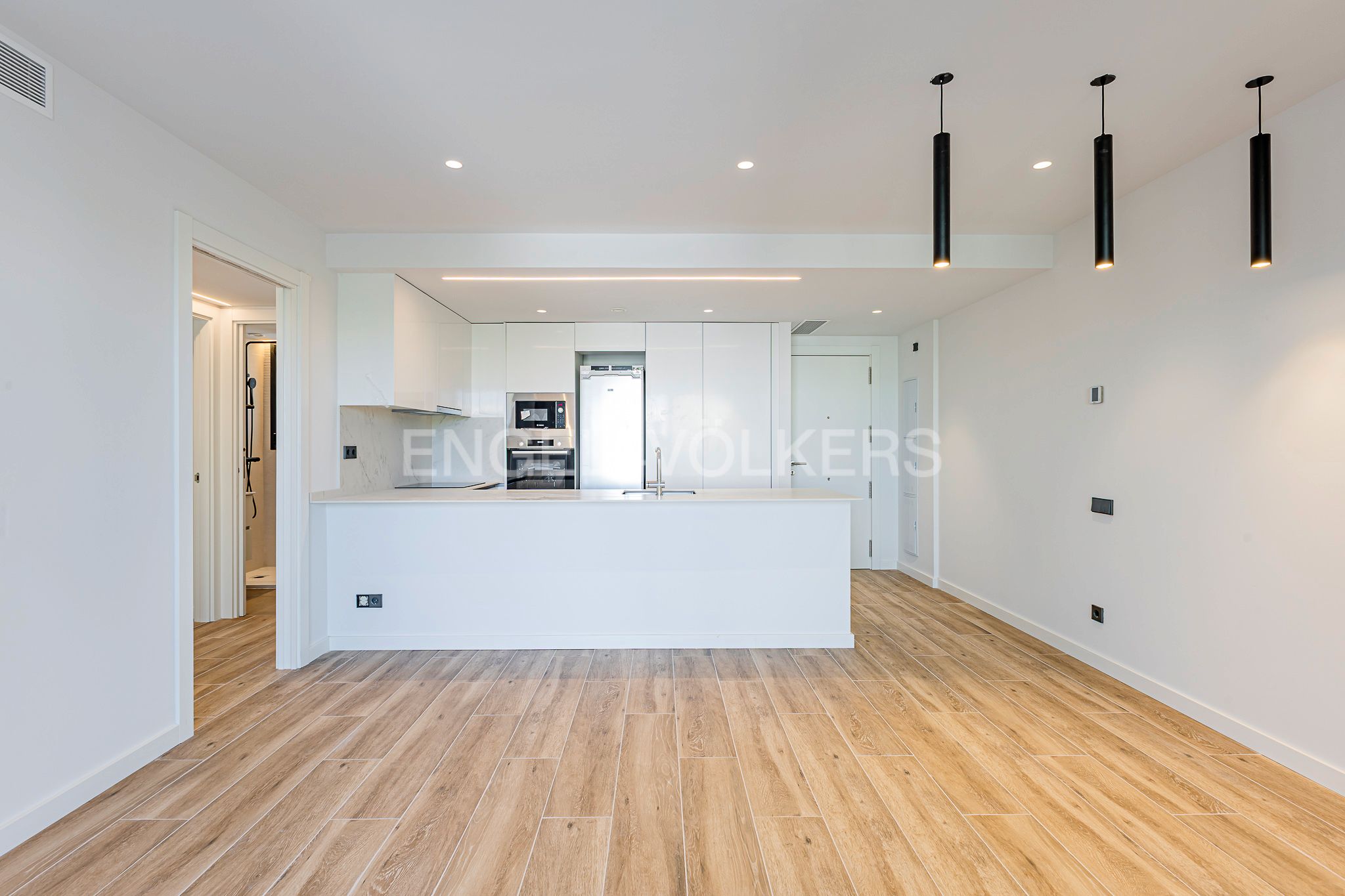 Cocina de Apartamento de alquiler en Calafell con Aire acondicionado, Calefacción y Parquet