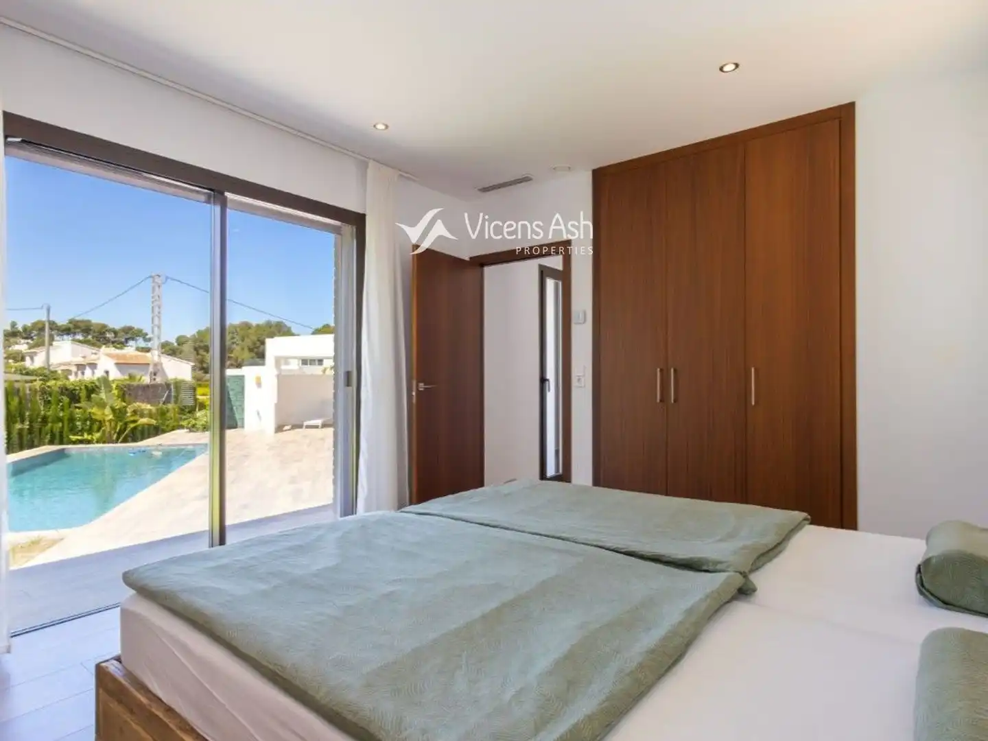 Bedroom of Houses for sale in Jávea / Xàbia  with Air Conditioner, Heating and Terrace
