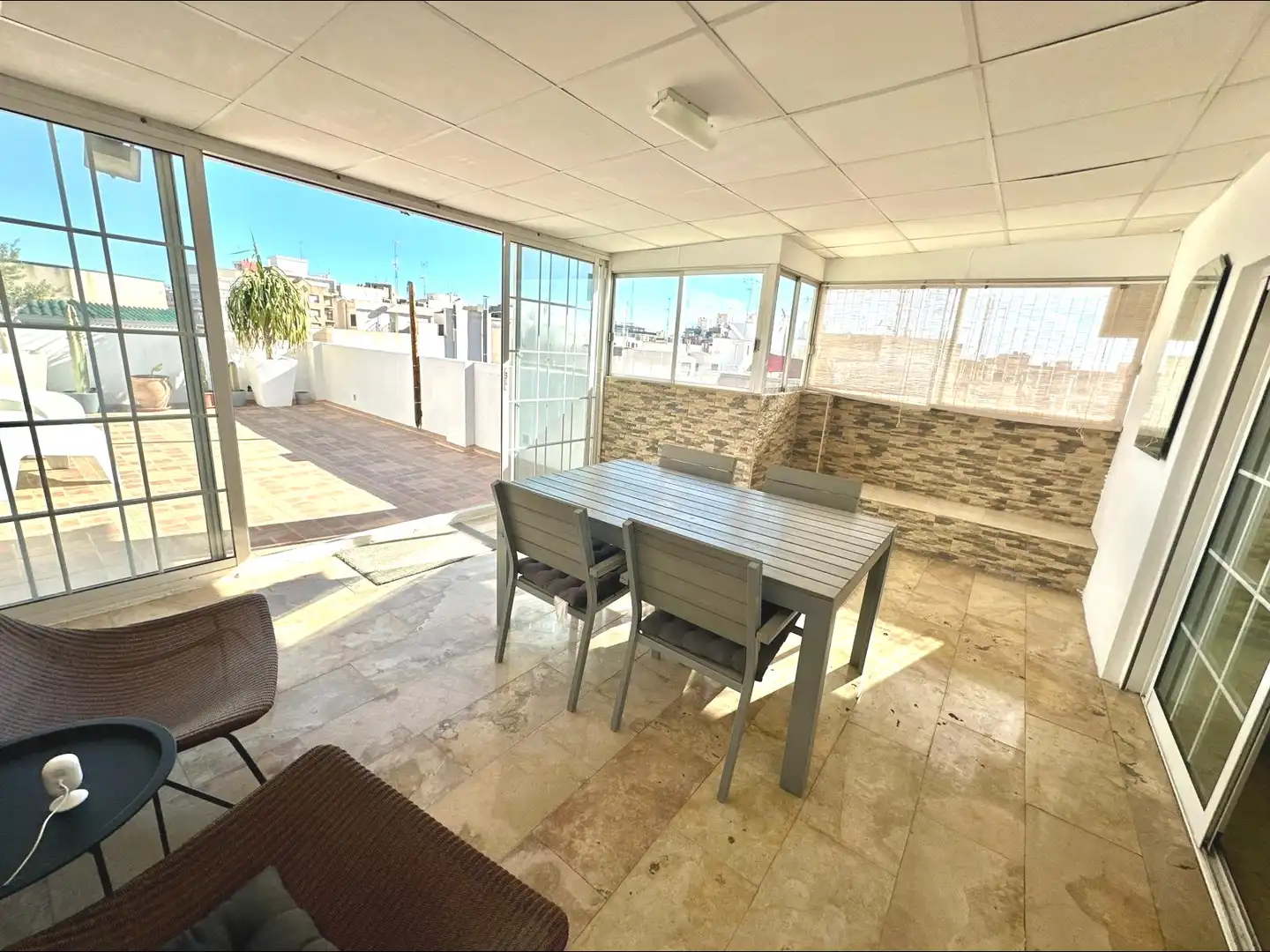 Terraza de Ático en venta en Elche / Elx con Terraza, Amueblado y Balcón
