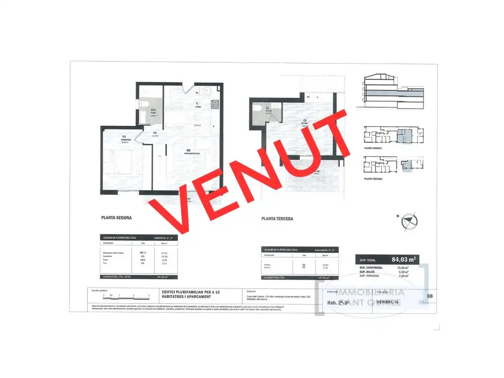 Appartement avec ascenseur à vendre à Calle Calders Dels 178