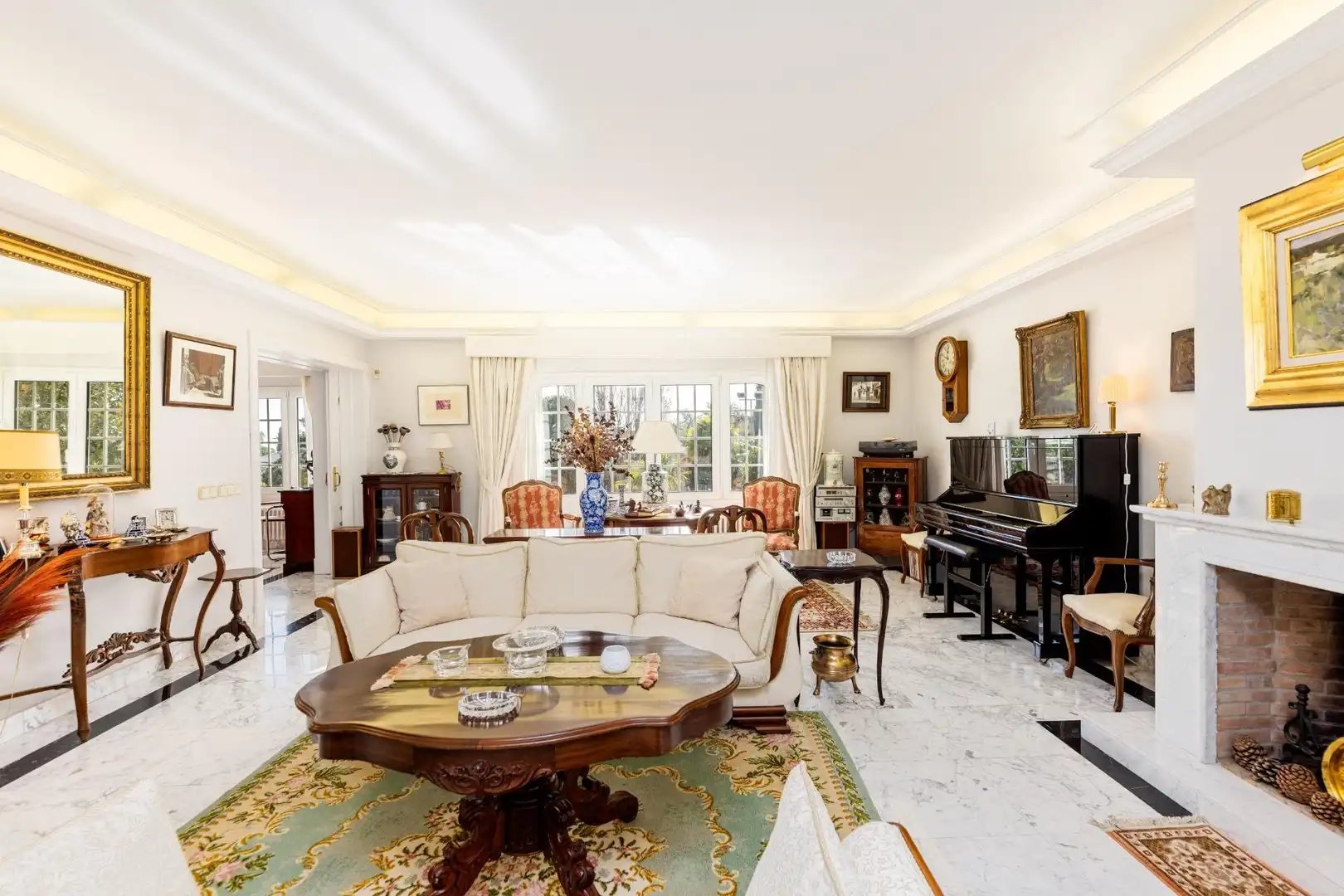 Living room of Houses for sale in Torrelodones  with Heating, Private garden and Terrace