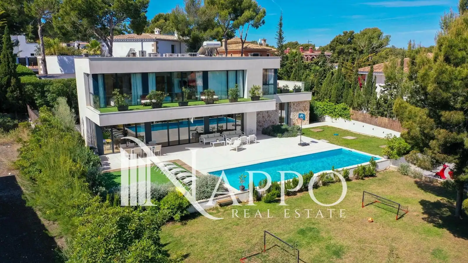 Exterior view of Houses for rent in Calvià  with Air Conditioner, Heating and Terrace