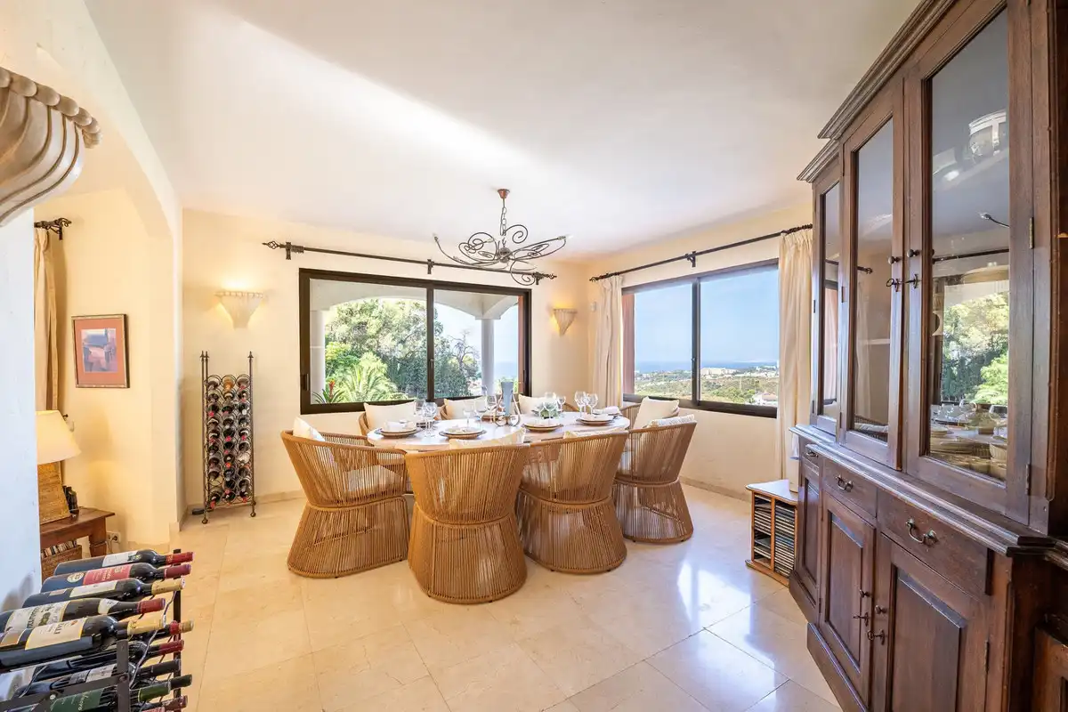 Comedor de Casa o chalet en venta en Marbella con Piscina