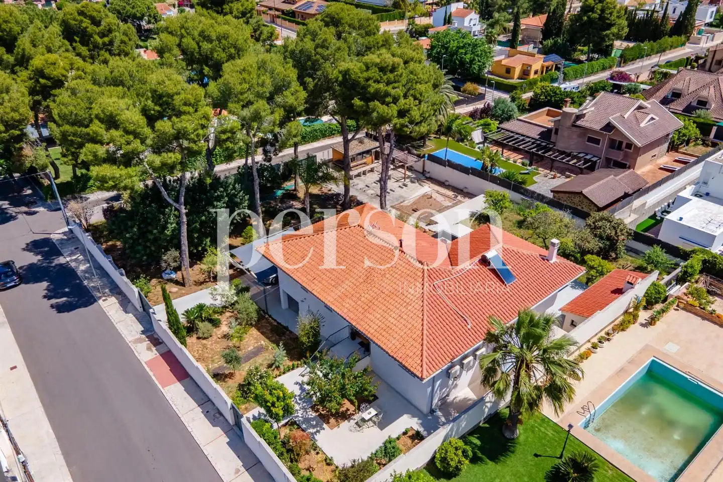 Exterior view of Houses for sale in L'Eliana  with Air Conditioner, Heating and Private garden