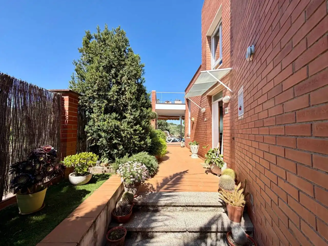 Exterior view of Houses for sale in Sant Pere de Riudebitlles  with Air Conditioner, Heating and Private garden