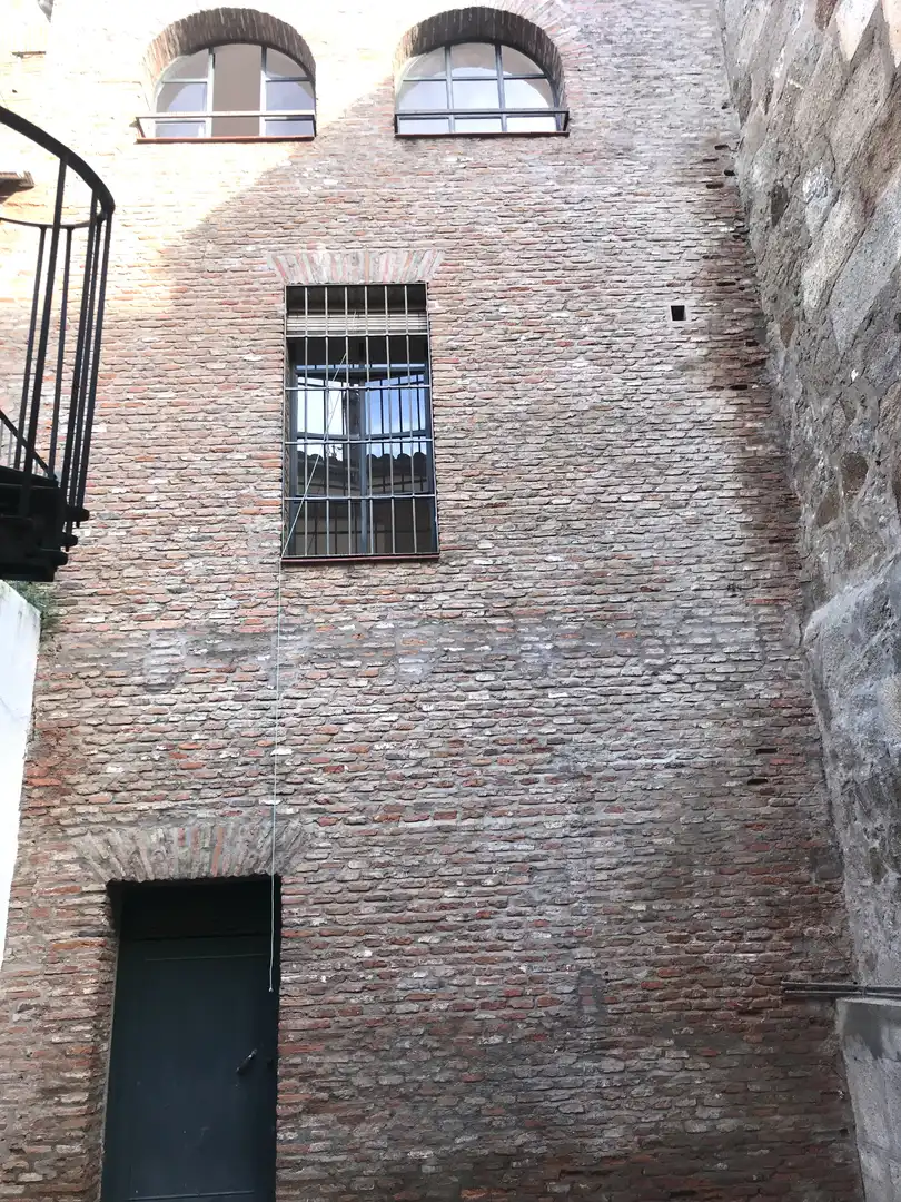 Vista exterior de Casa adosada en venta en Plasencia con Aire acondicionado, Calefacción y Jardín privado
