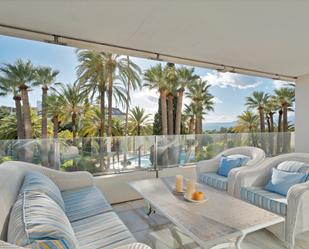 Terrace of Apartment to rent in Marbella  with Private garden and Community pool