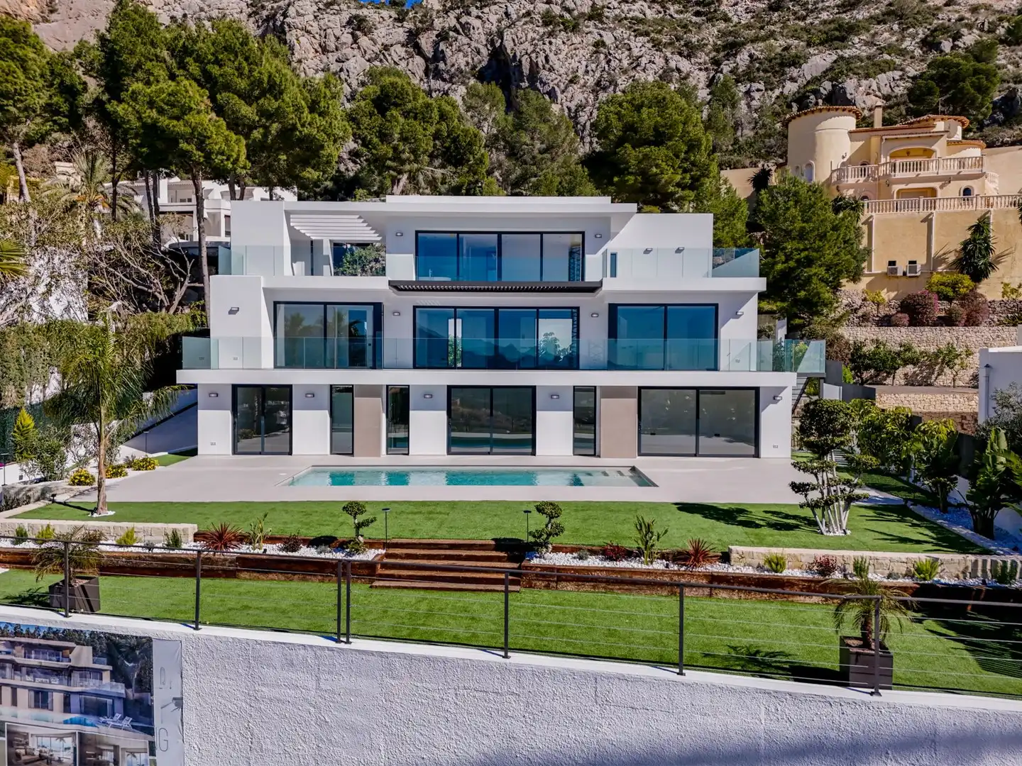 Vista exterior de Casa o chalet en venta en Altea con Aire acondicionado, Calefacción y Jardín privado