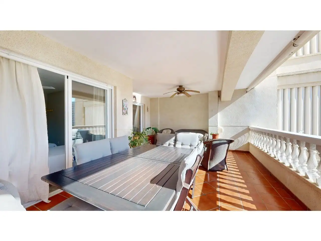 Terrace of Flat for sale in Cullera  with Air Conditioner, Private garden and Terrace
