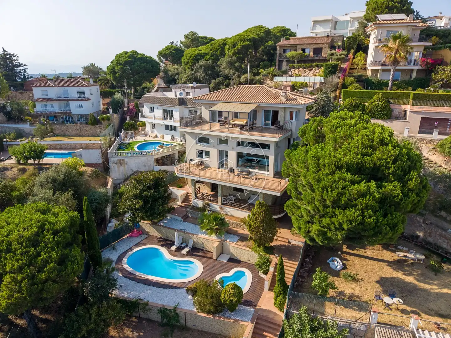 Vista exterior de Casa o chalet en venta en Lloret de Mar con Aire acondicionado, Calefacción y Jardín privado