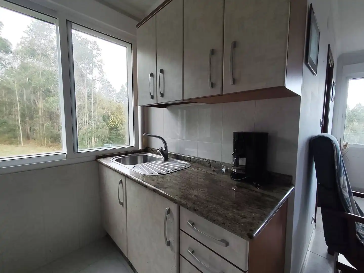 Kitchen of Flat for sale in Fisterra  with Furnished