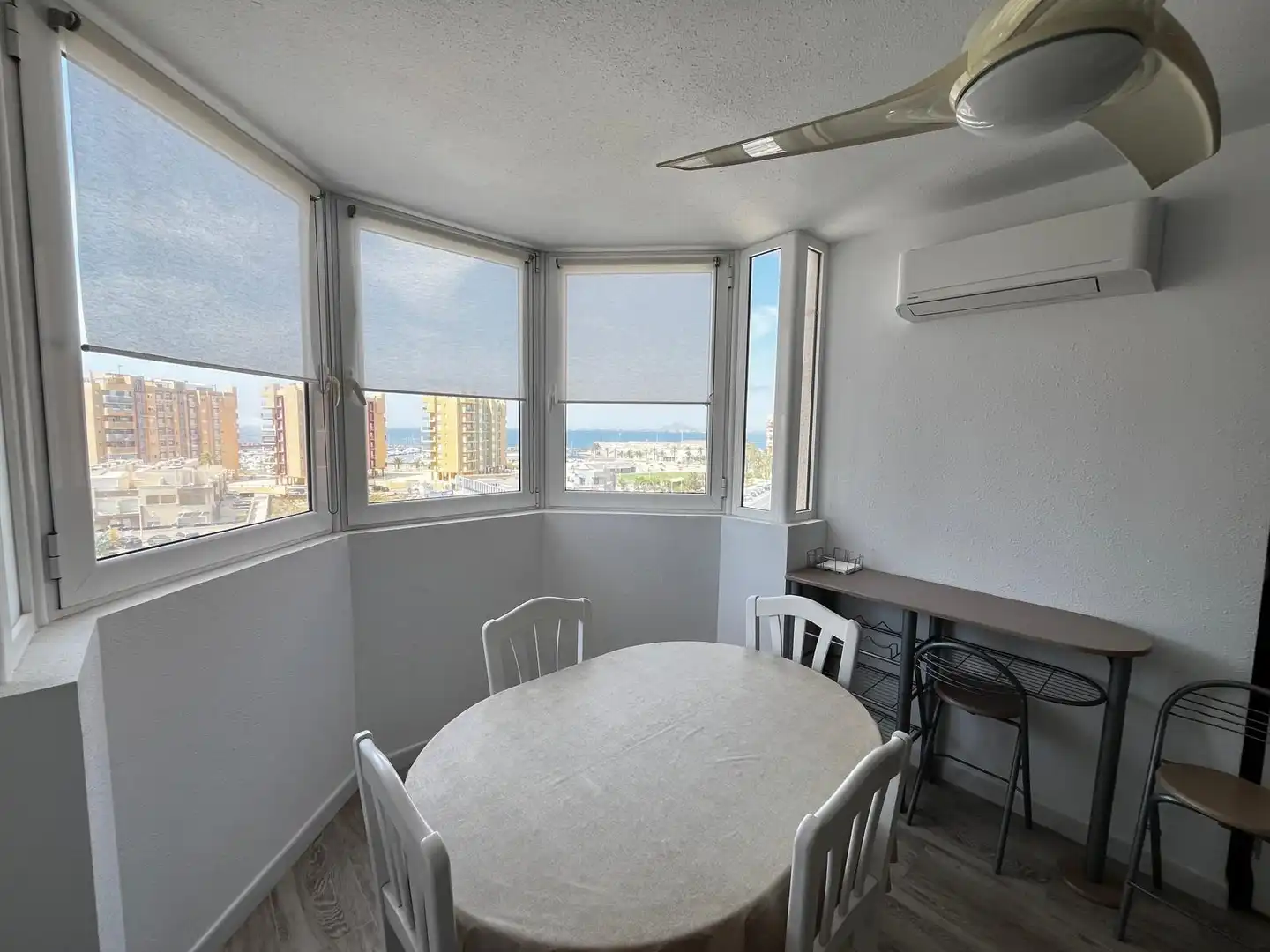 Dining room of Flat for sale in La Manga del Mar Menor  with Air Conditioner, Private garden and Furnished