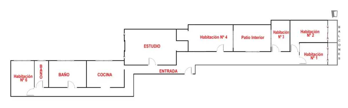 Habitación en Carolinas Bajas