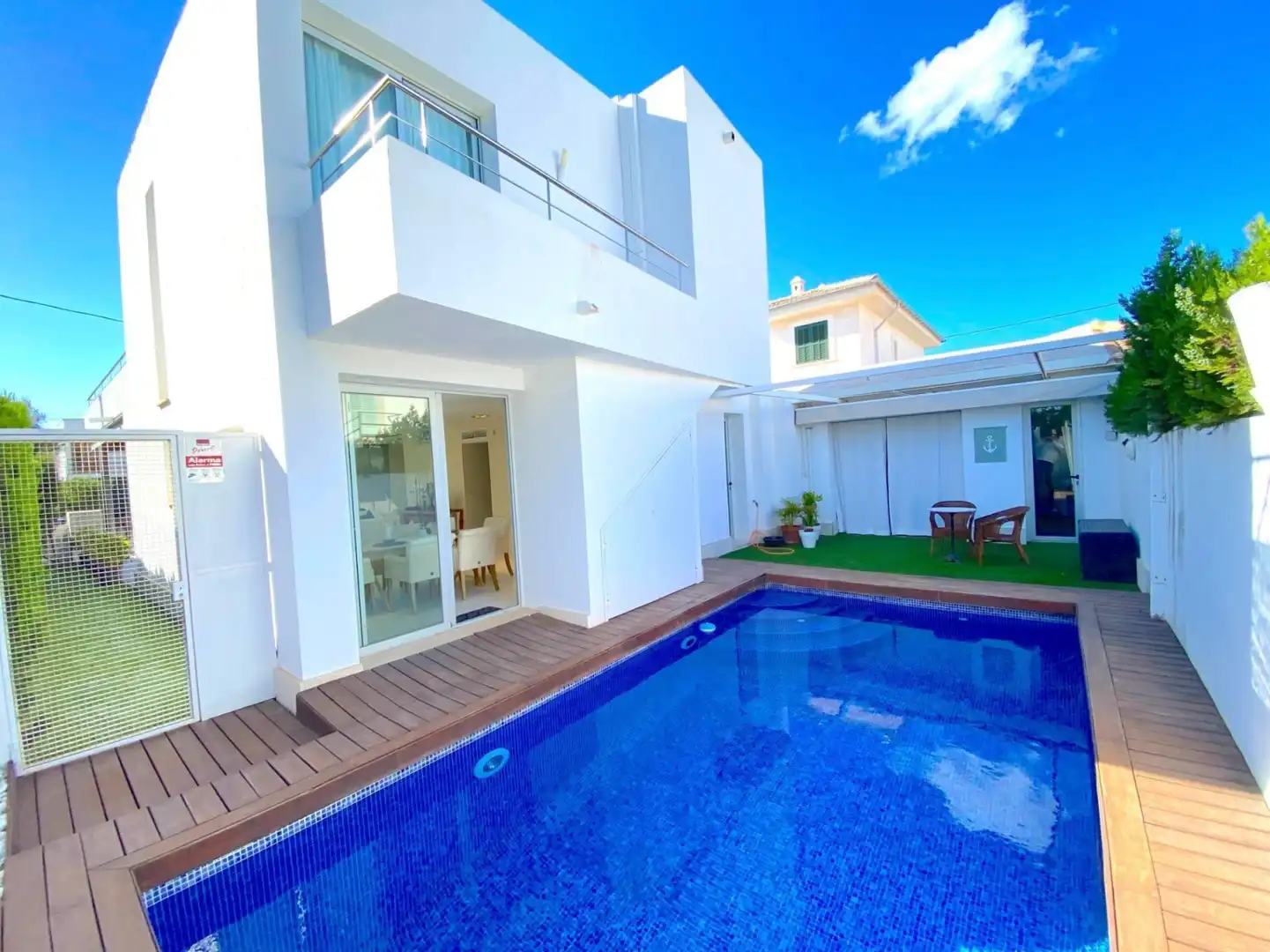 Piscina de Casa o chalet de alquiler en Campos con Aire acondicionado, Terraza y Trastero