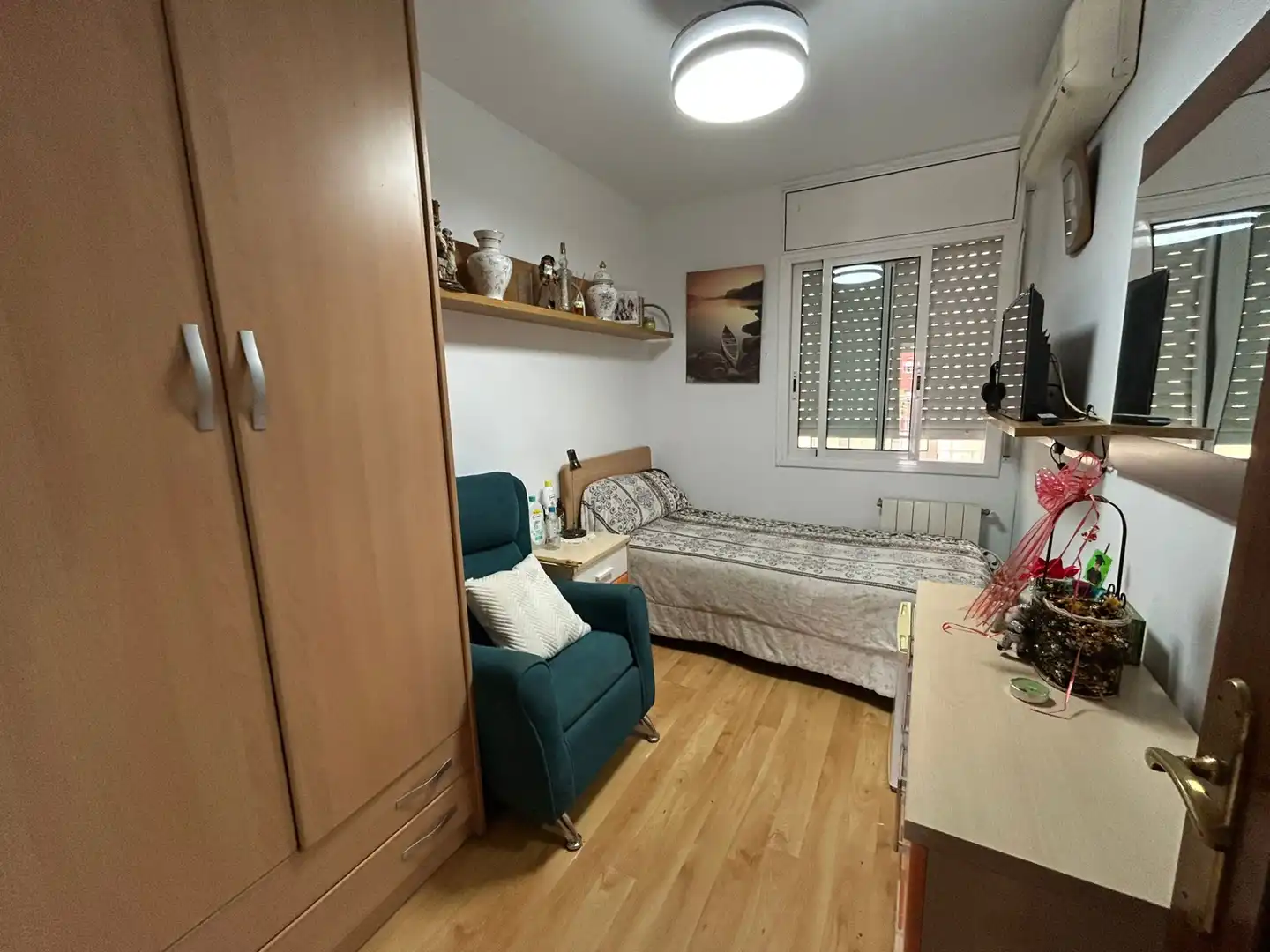 Bedroom of Houses for sale in Sant Adrià de Besòs  with Air Conditioner, Heating and Terrace