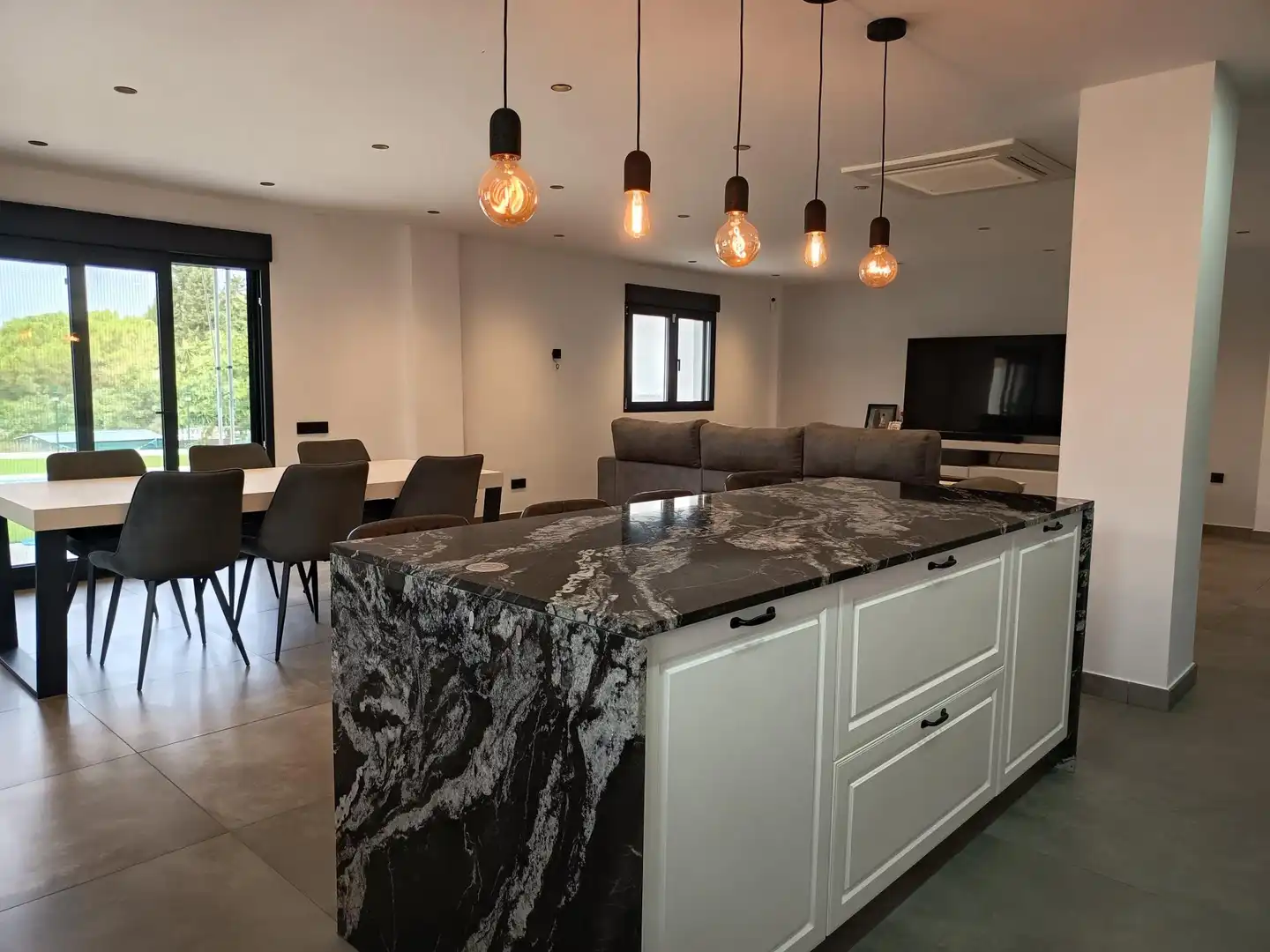 Cocina de Casa o chalet en venta en Els Pallaresos con Aire acondicionado, Calefacción y Terraza