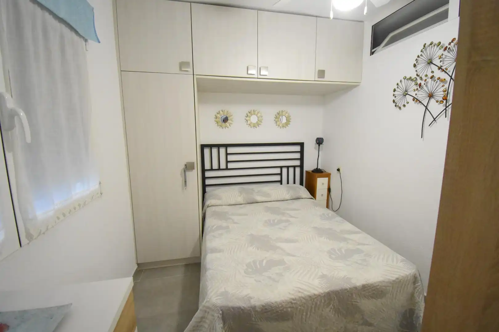 Bedroom of Flat for rent in El Campello  with Air Conditioner, Private garden and Terrace