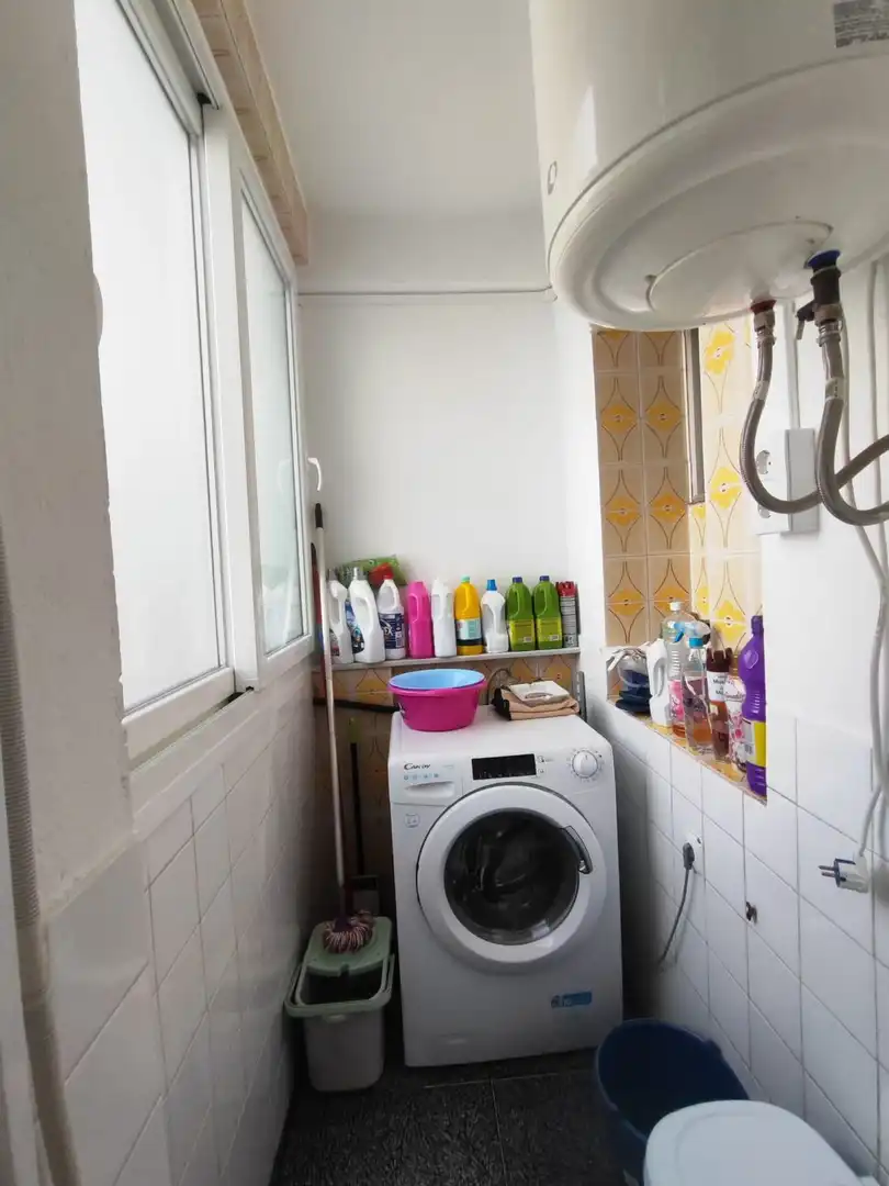 Kitchen of Flat for rent in Huelva  with Air Conditioner, Furnished and Balcony